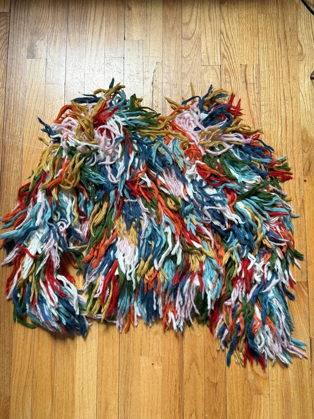 Andi Bagus Multicolor Shaggy Jacket - Picture 3 of 4